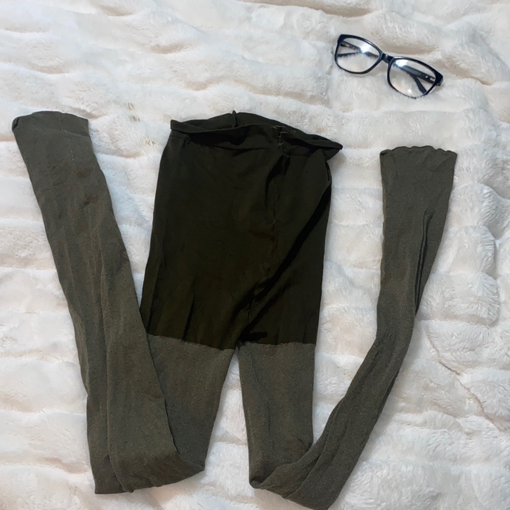NNWOT Sheer Green Pantyhose